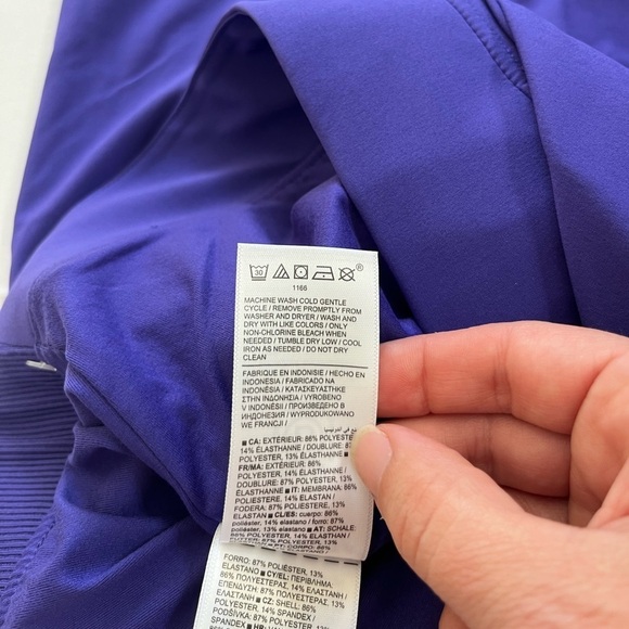 Athleta Brooklyn Lined Pant Purple Size 8 New with Tags - Picture 6 of 12